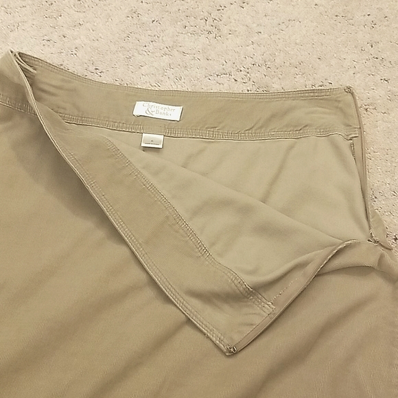 Christopher and Banks A-line corduroy skirt - Picture 3 of 7